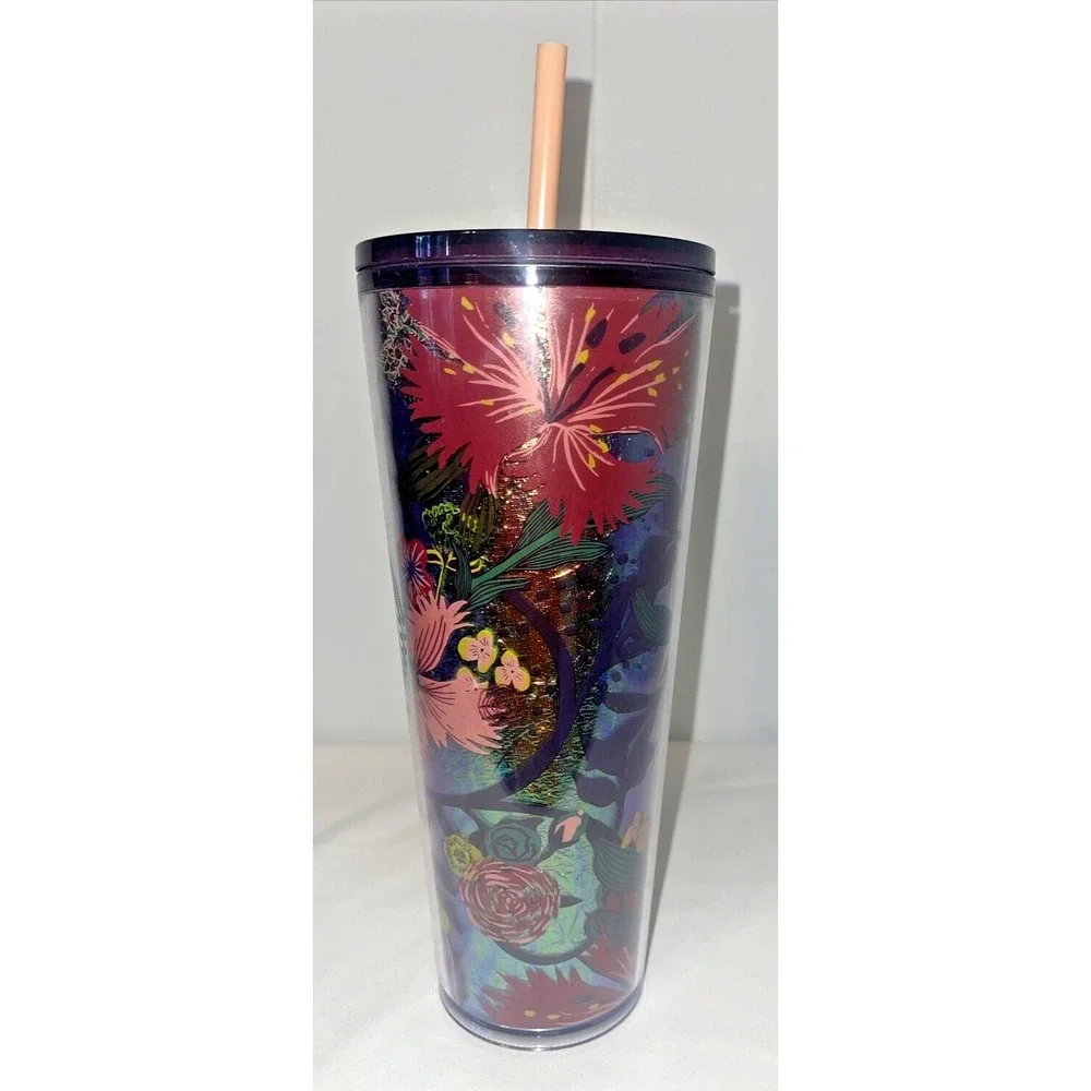 Starbucks Fall 2021 Rising Floral Flowers venti/24oz‎ Cold Cup